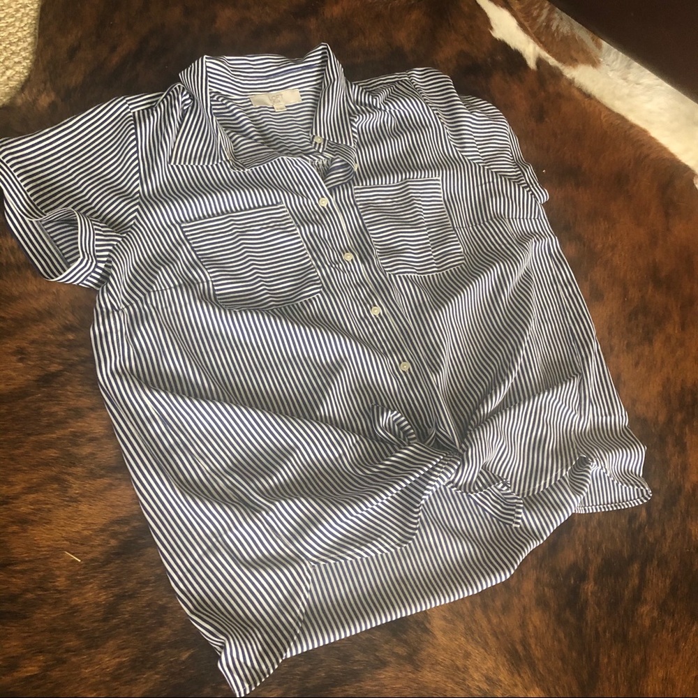 Loft Plus button down shirt